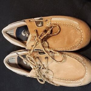 Margaritaville Speed Boat Leather Shoes sz 12
